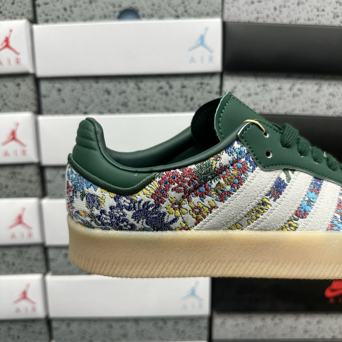 Liberty London x Adidas Samba - Collegiate Green