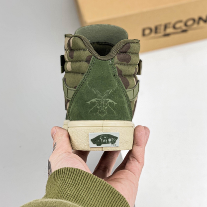 DEFCON X Vans Sk8-Hi Notchback Pro - Multicam Jungle