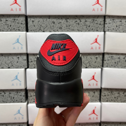 Nike Air Max 90 - Iron Grey Fire Red
