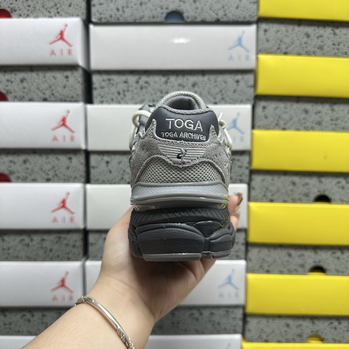 Toga x Asics Gel Cumulus 16 - Grey Black Pure Silver