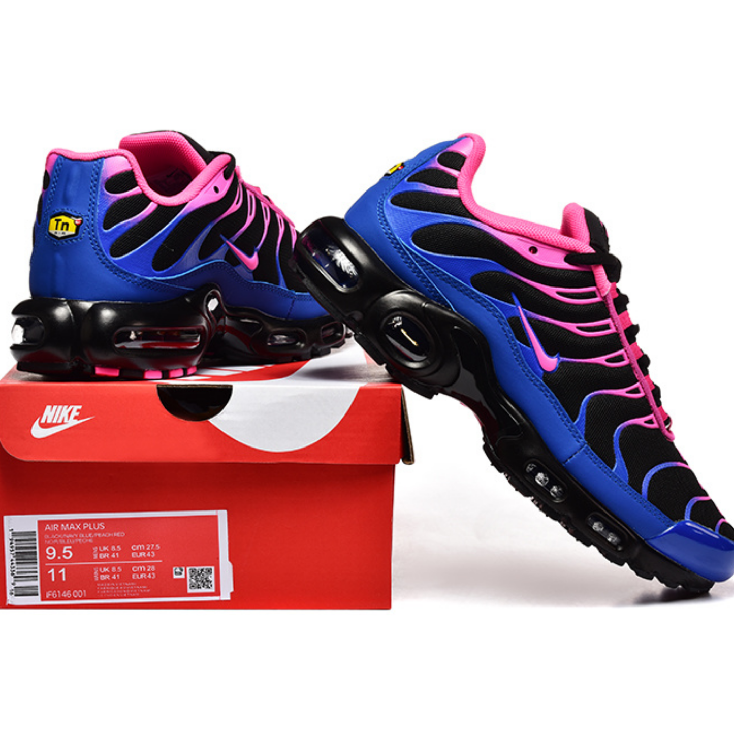 Nike Air Max Plus - Black Racer Blue Hyper Pink
