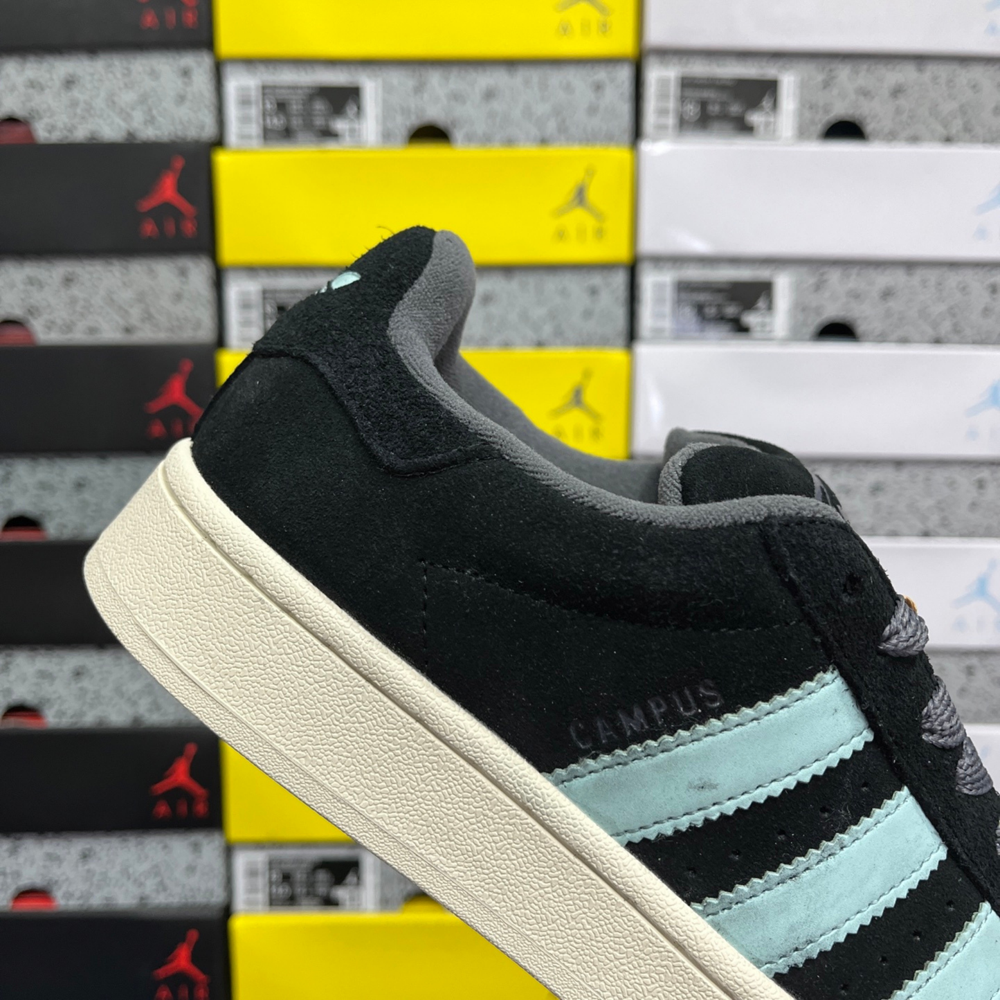 Adidas Campus 00's - Core Black Semi Flash Aqua
