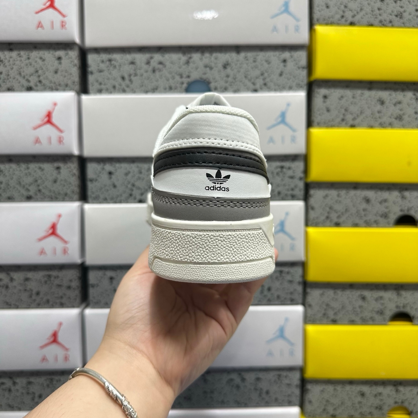 Adidas Drop Step Low - White Grey