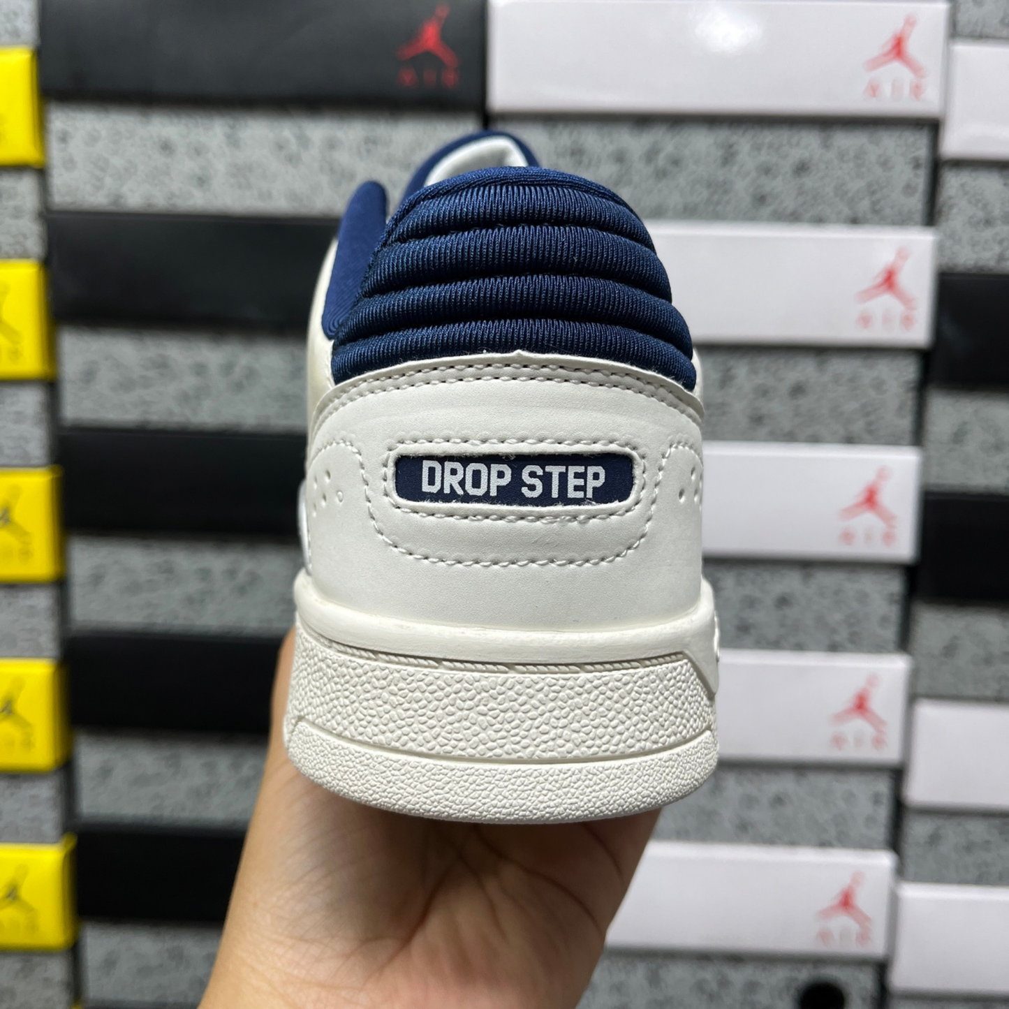 Adidas Drop Step Low 2.0 - Core White / Silver Metallic / Night Indigo