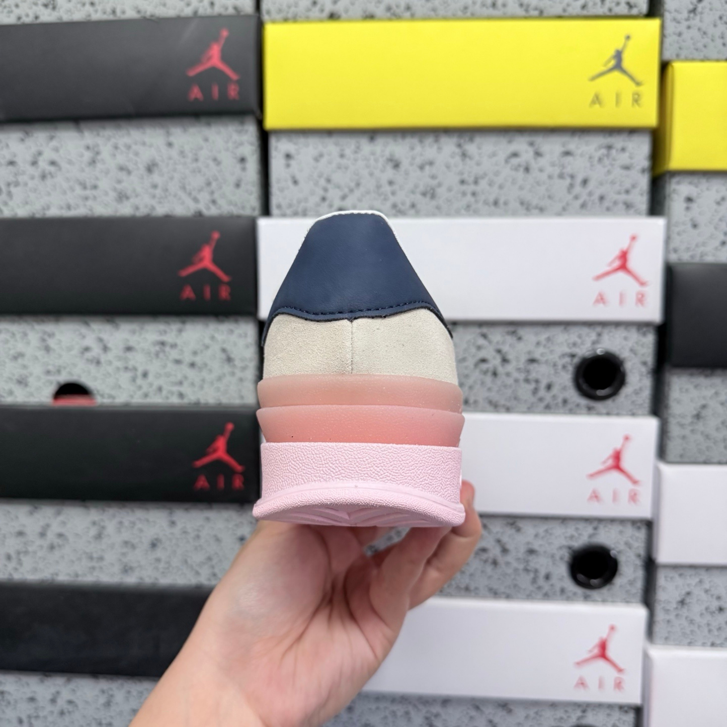 Adidas Gazelle Bold - Grey Pink Gold Metallic