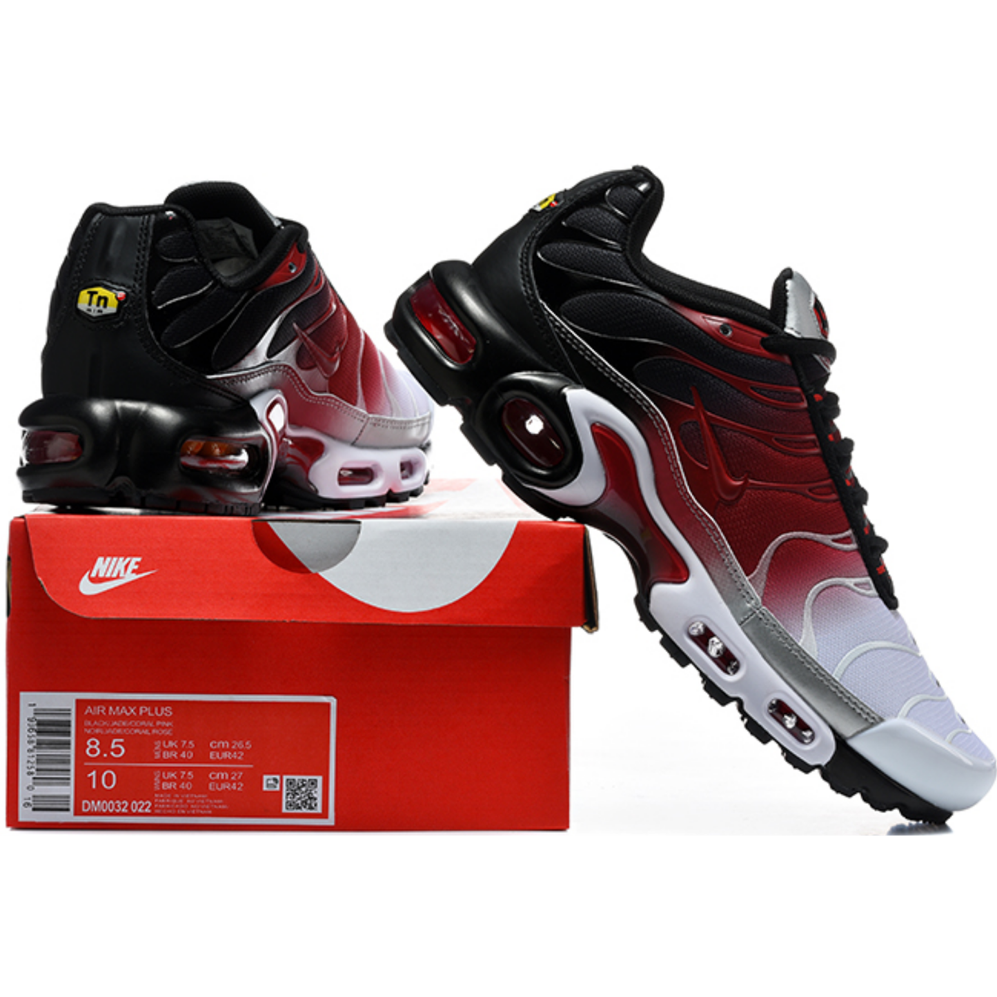 Nike Air Max Plus - Plus Pure Platinum University Red Black