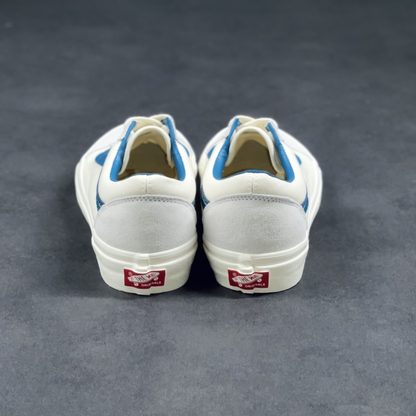 Vans Old School Leather - White/Blue