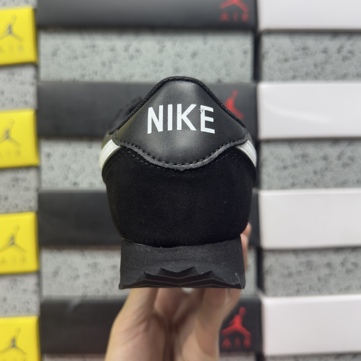 Nike Cortez - Polka Dots Black White