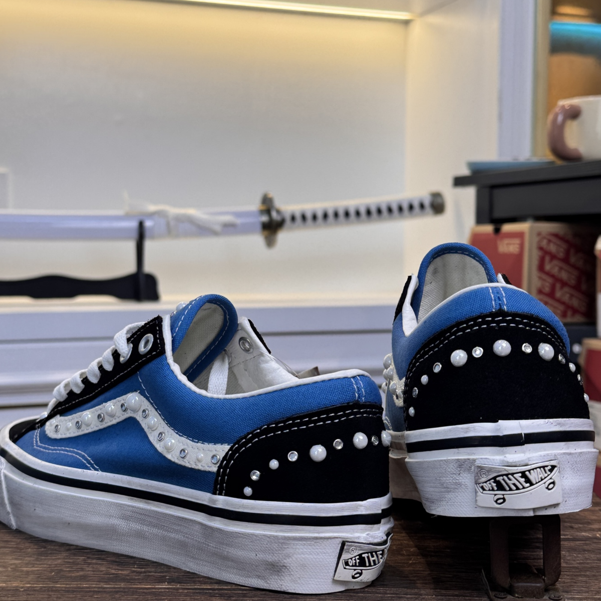 Vans Old Skool 36 Pearlized - Black/Navy Blue