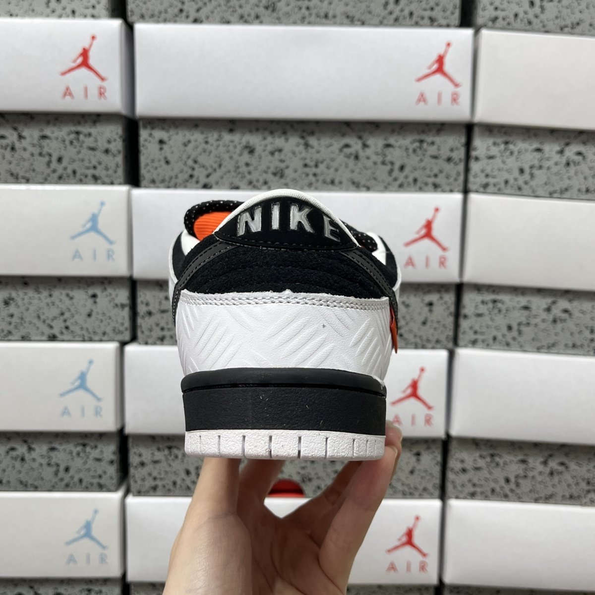 TIGHTBOOTH X Nike Dunk Low Pro - Black and White