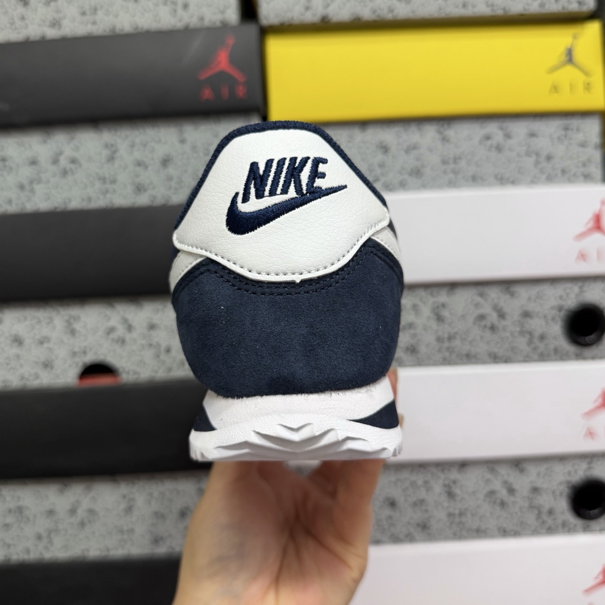 Nike Cortez Textile - Midnight Navy White