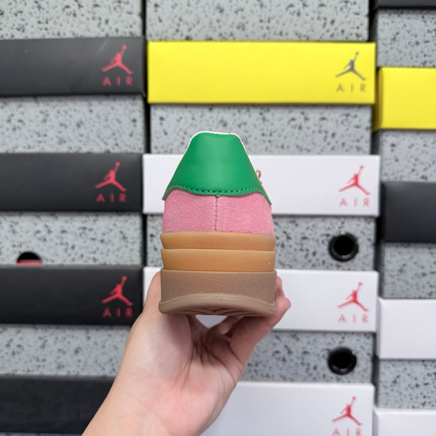 Adidas Gazelle Bold - Pink Green