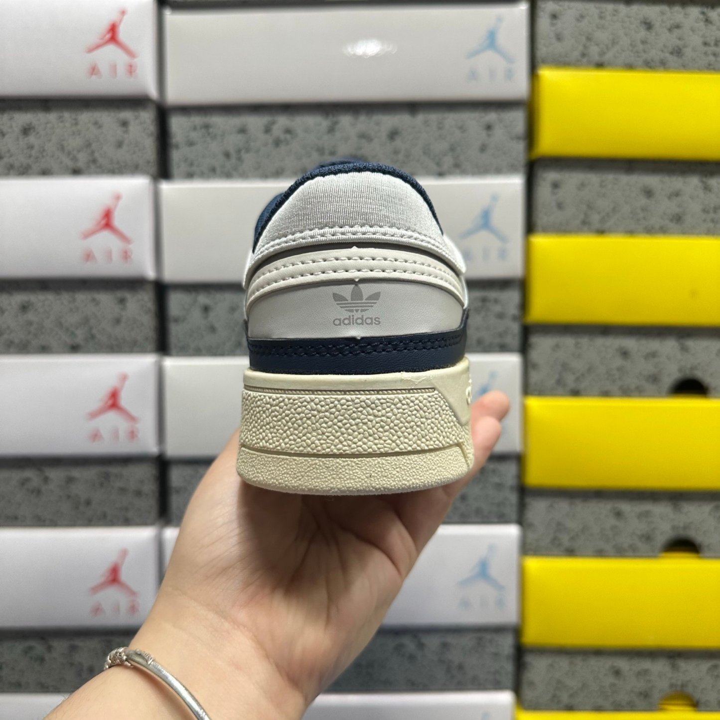 Adidas Drop Step Low - Off White / Halo Blue