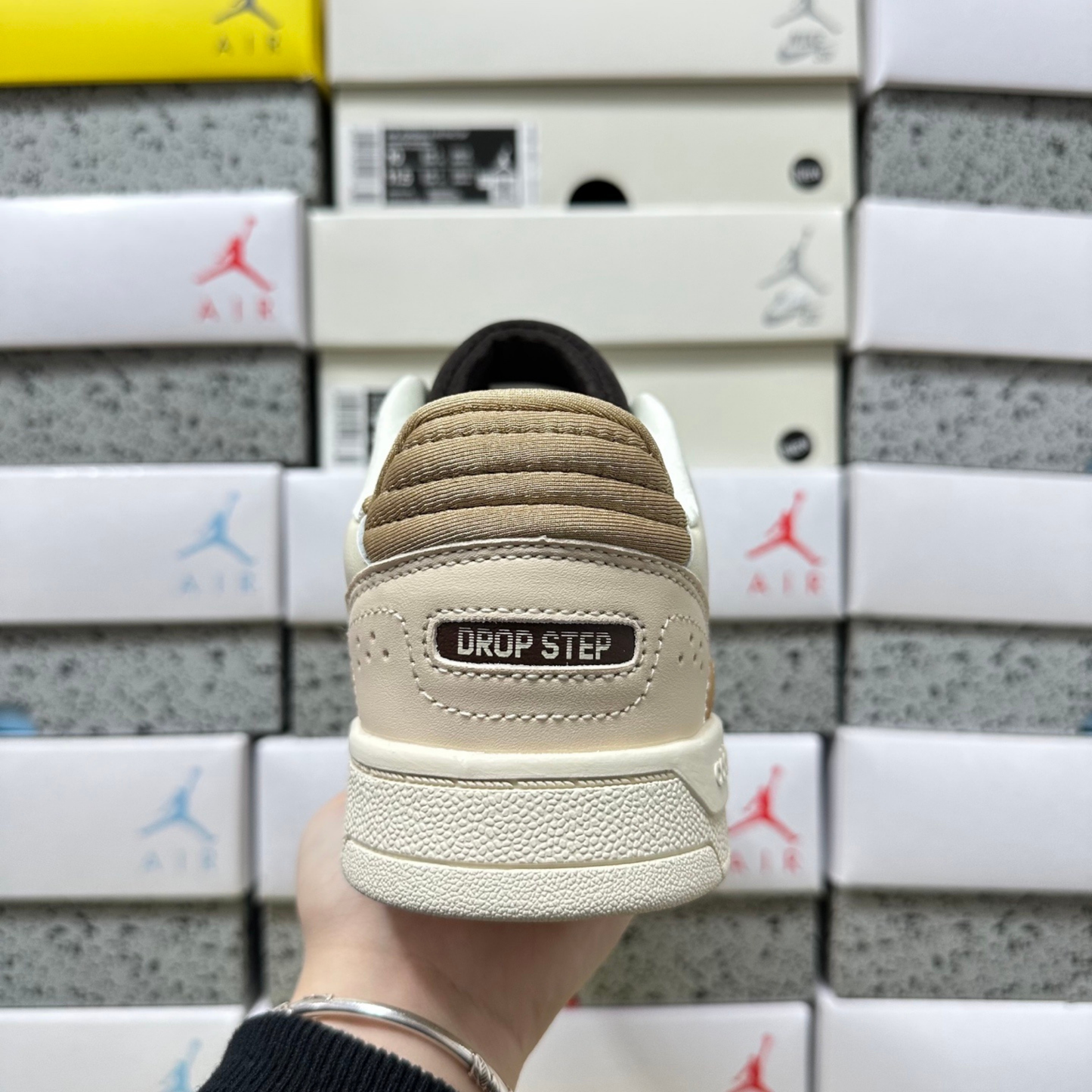 Adidas Drop Step Low 2.0 - Cream White Brown Cardboar