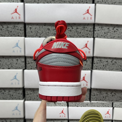Off-White X Nike SB Dunk Low - University Red