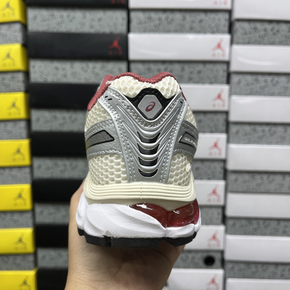 Asics Gel Kayano 12.1 - Cream Pure Silver Burgundy