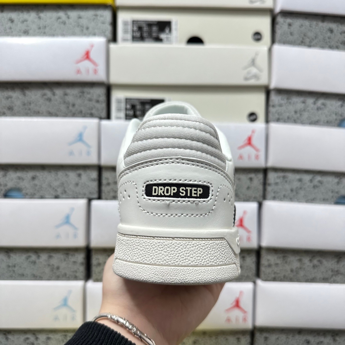 Adidas Drop Step Low 2.0 - Core White / Core Black / Grey One