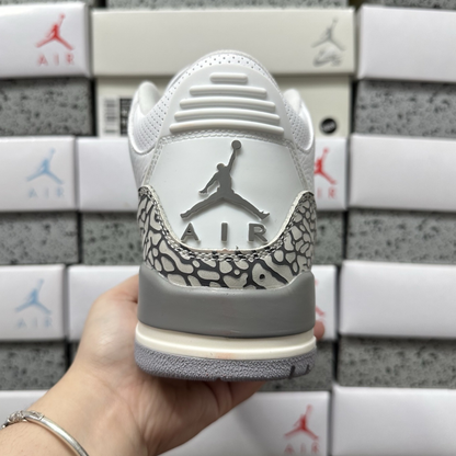 Air Jordan 3 Retro - Sail Cement Grey
