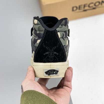 DEFCON X Vans Sk8-Hi Notchback Pro - Multicam Black