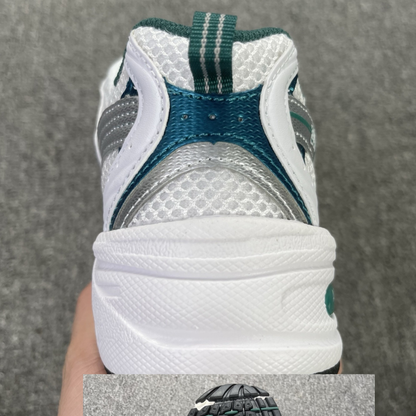 New Balance 530 - White Silver Green