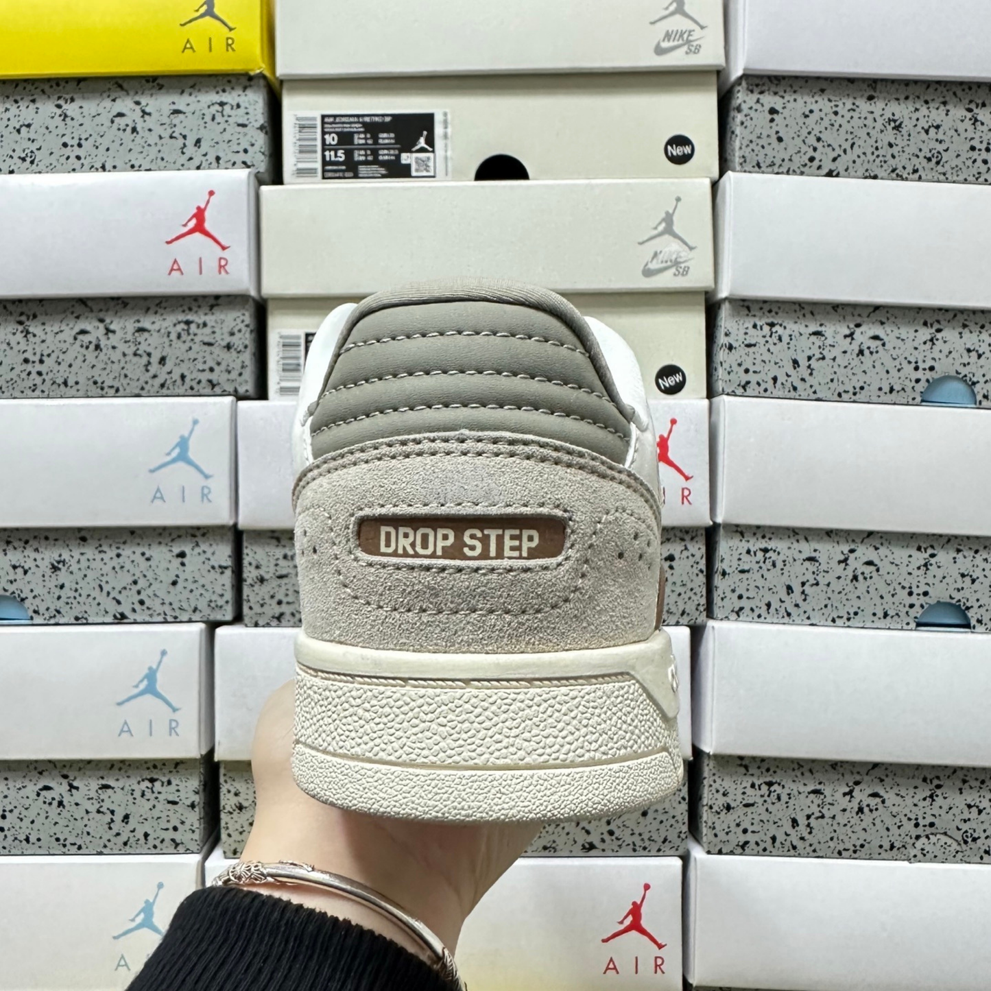Adidas Drop Step Low 2.0 - White Tan / Grey"