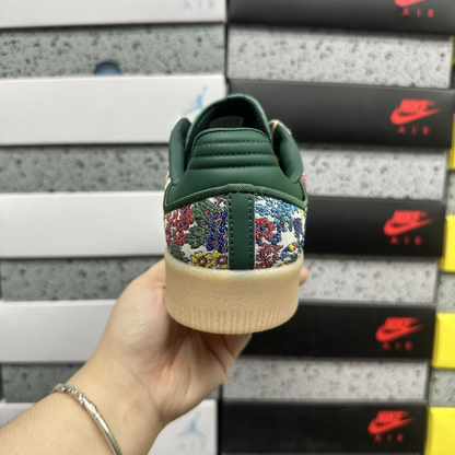 Liberty London x Adidas Samba - Collegiate Green