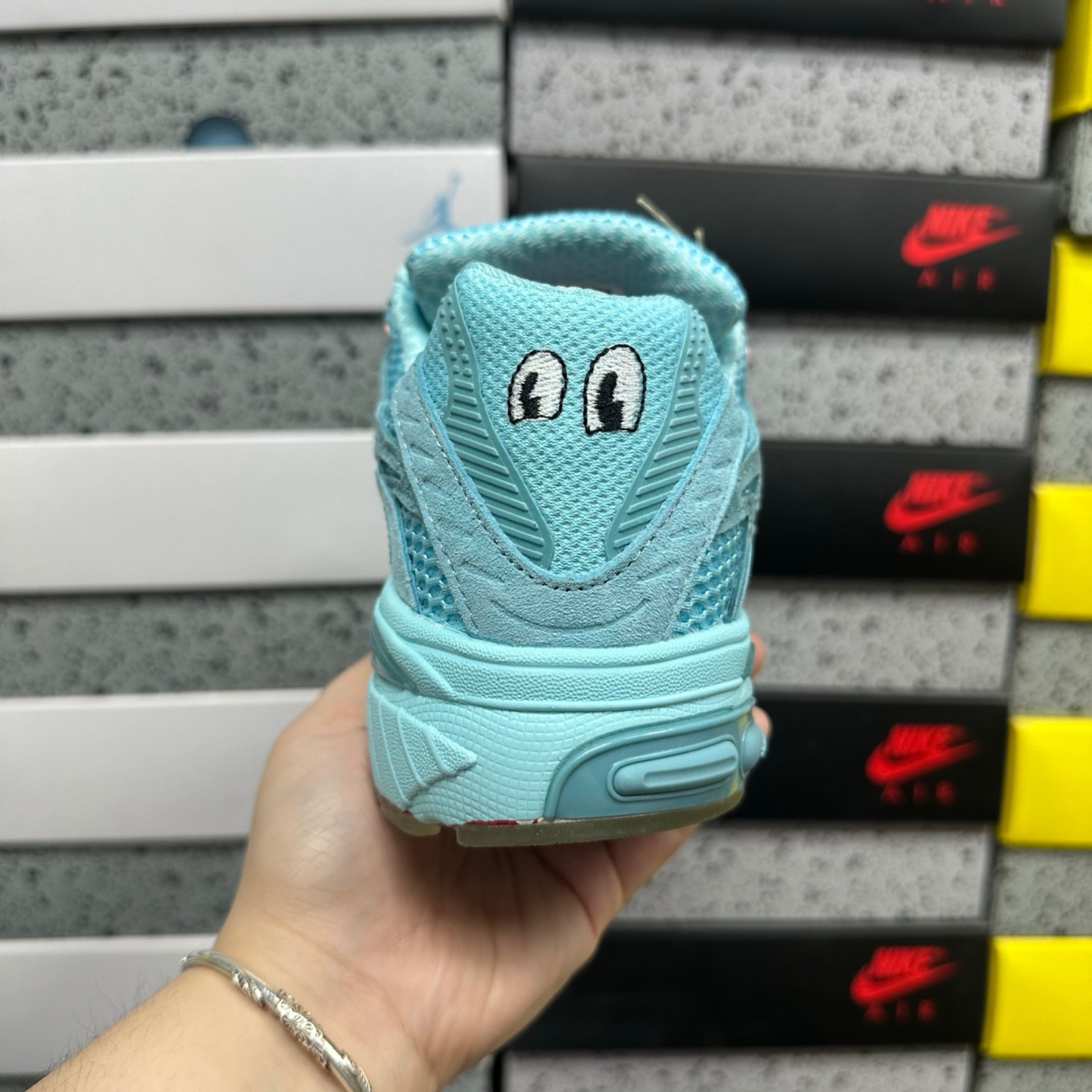 UNHEARD OF x Adidas Adistar Cushion - Bliss Blue/Semi Pink Spark