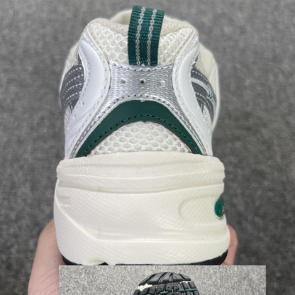 New Balance 530 - White Silver Green