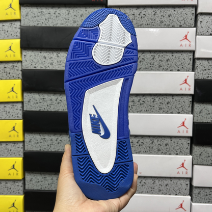 Nigel Sylvester x Air Jordan 4 Retro OG SP - Brick By Brick Blue Sample