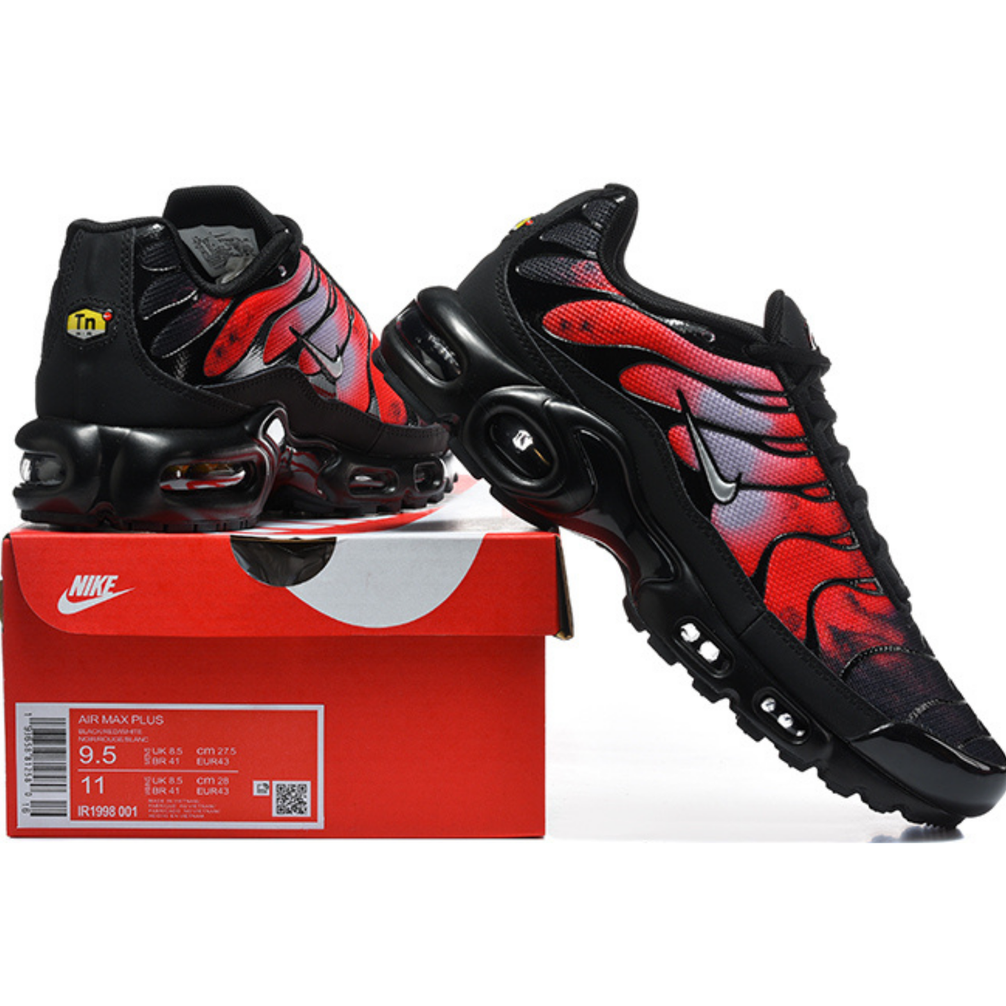 Nike Air Max Plus - Black University Red