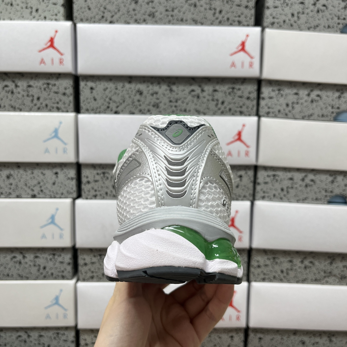 Asics Gel Kayano 12.1 - White Pure Silver Green