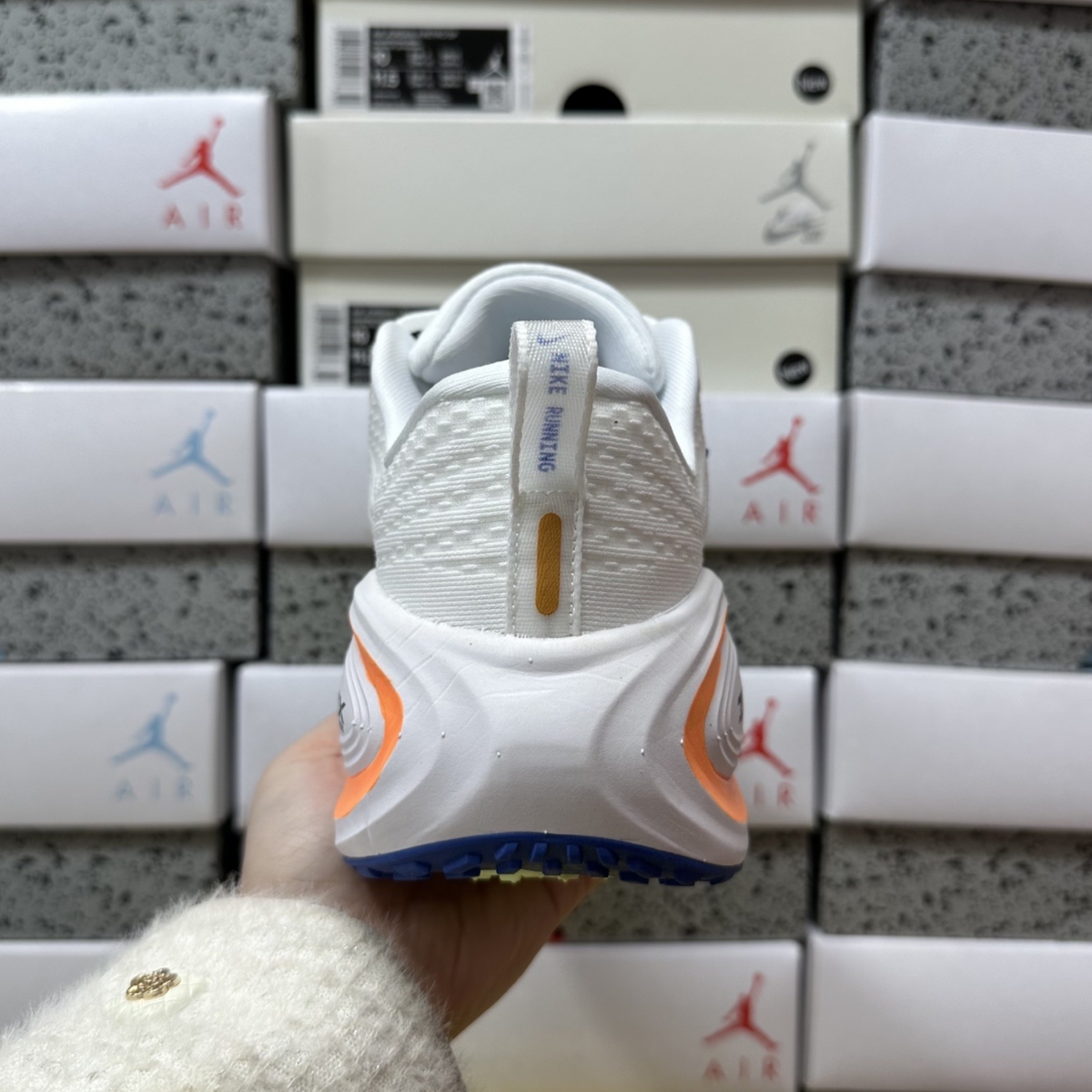 Nike Vomero Plus - White Game Royal Orange