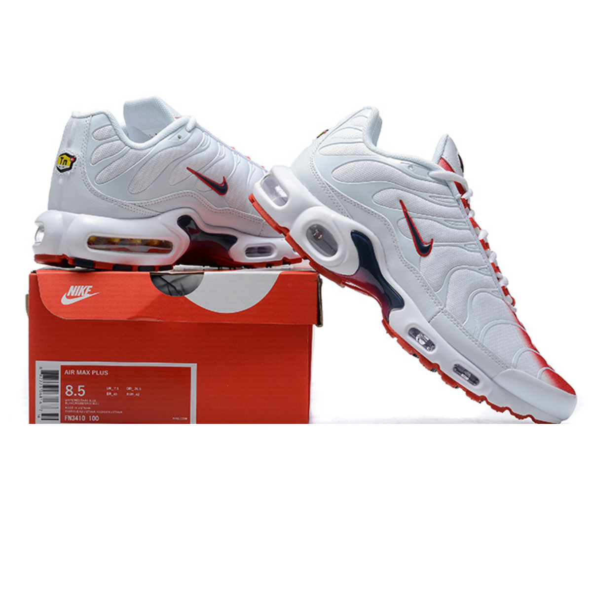 Nike Air Max Plus - White Orange Gradient
