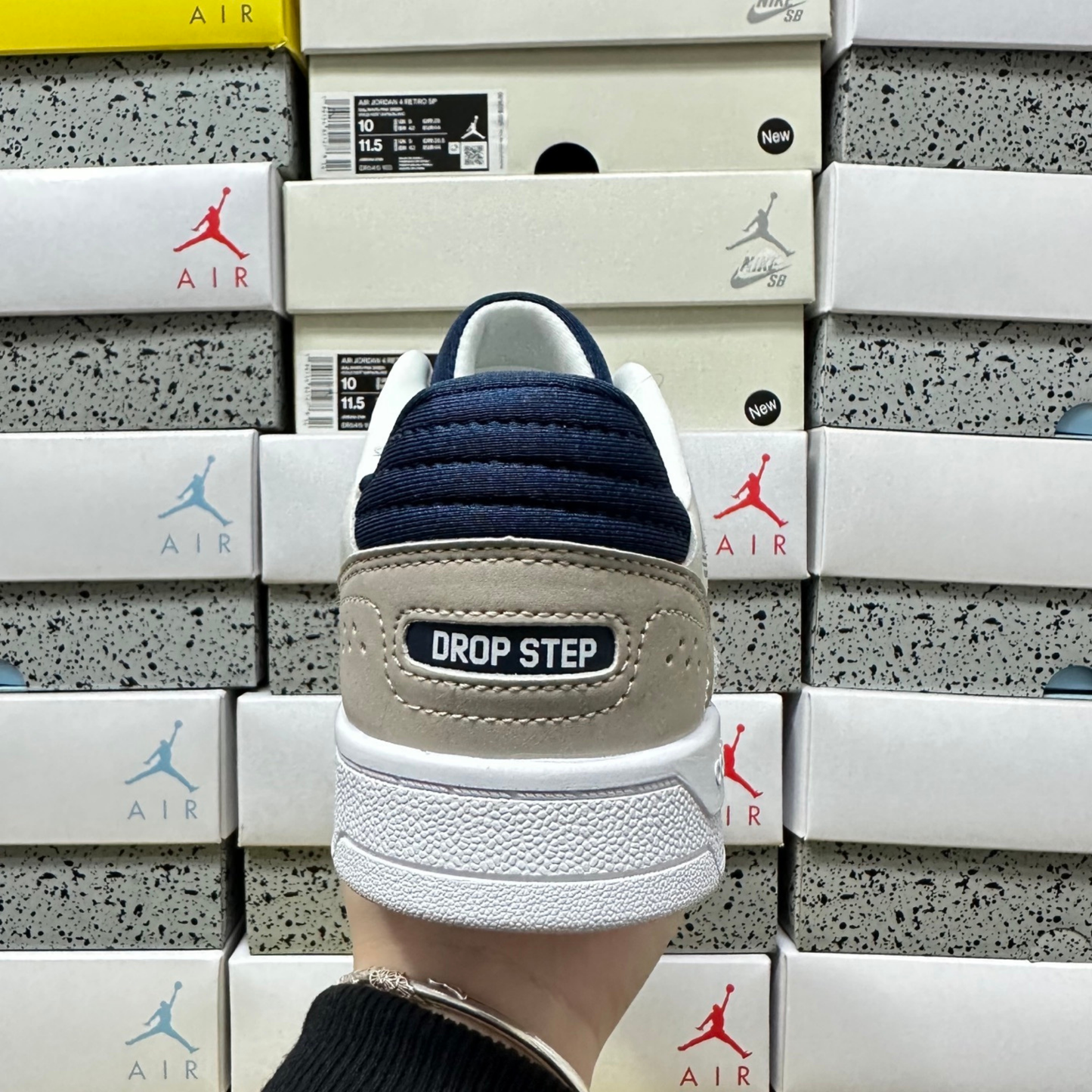 Adidas Drop Step Low 2.0 - White Tint Night Indigo