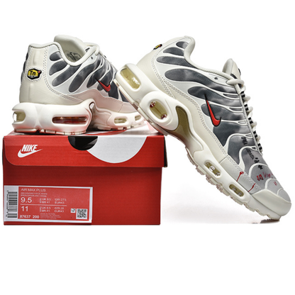Nike Air Max Plus - Graffiti White University Red