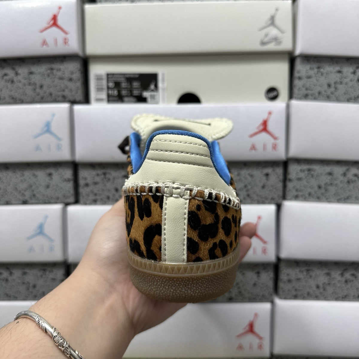 Wales Bonner x Adidas Samba -  Pony Leopard