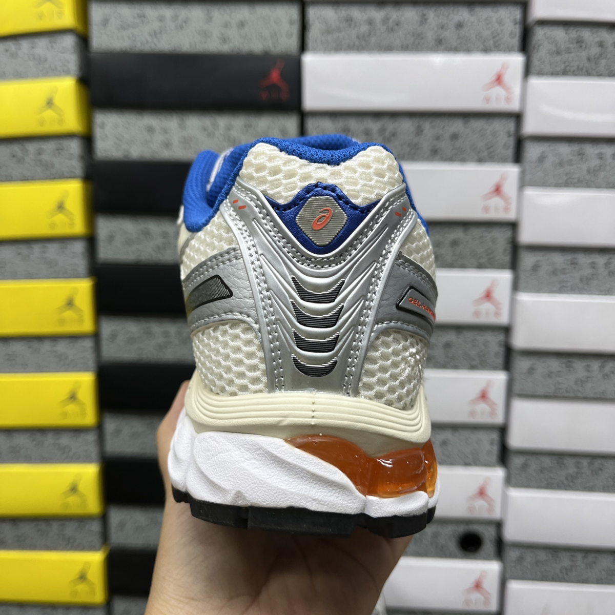 Ronnie Fieg x Asics Gel Kayano 12.1 - Cream Blue Orange