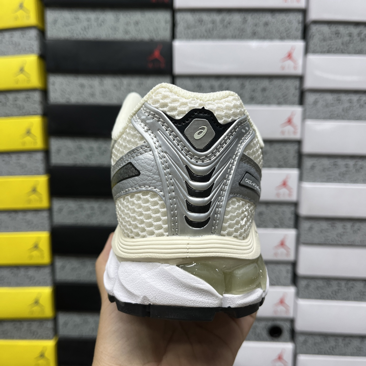 Asics Gel Kayano 12.1 - Cream Pure Silver
