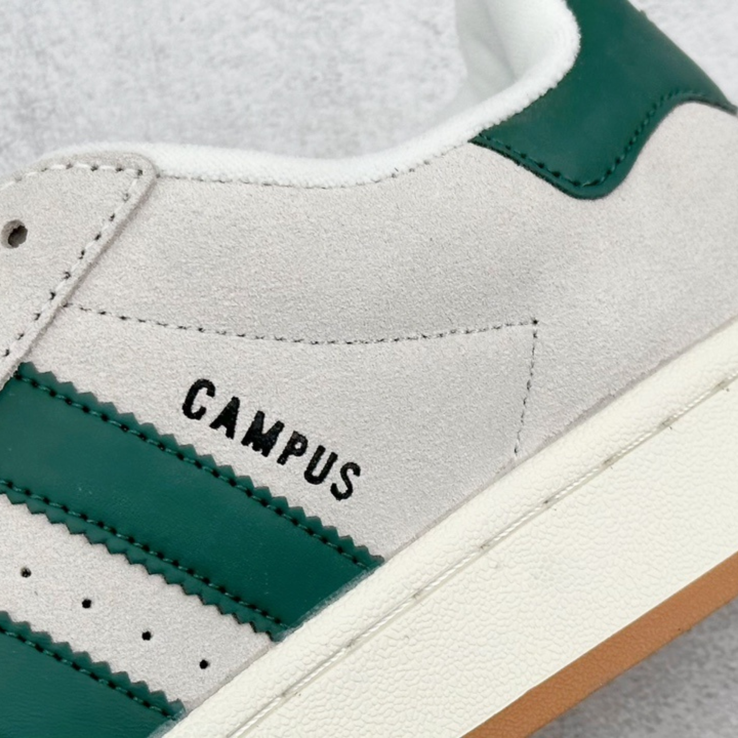 Adidas Campus 00's - Grey Collegiate Green Gum