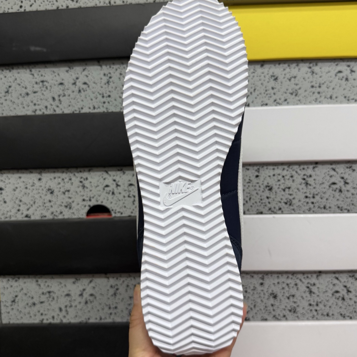Nike Cortez Textile - Midnight Navy White