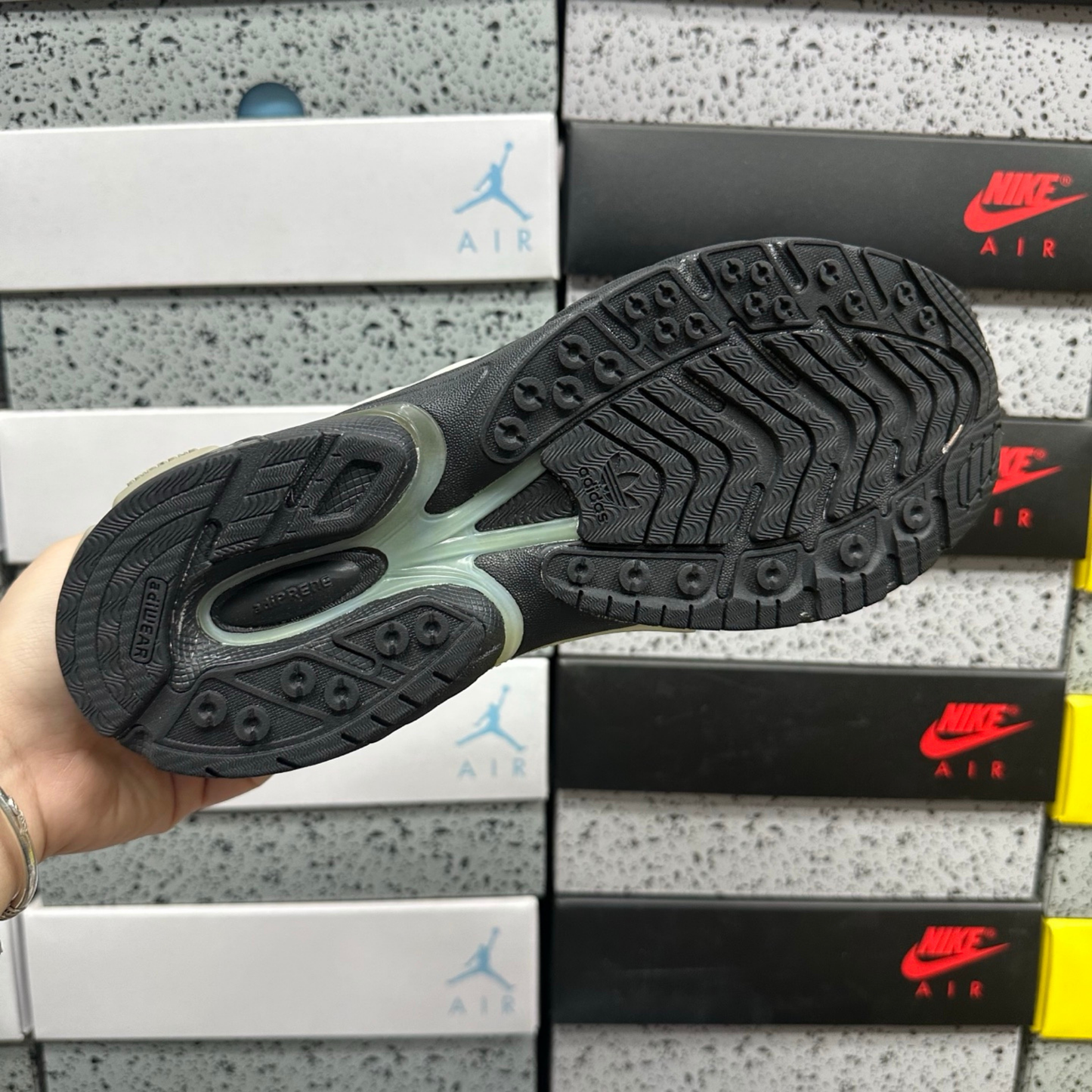 SFTM x Adidas Adistar Cushion - Core Black/Dark Brown