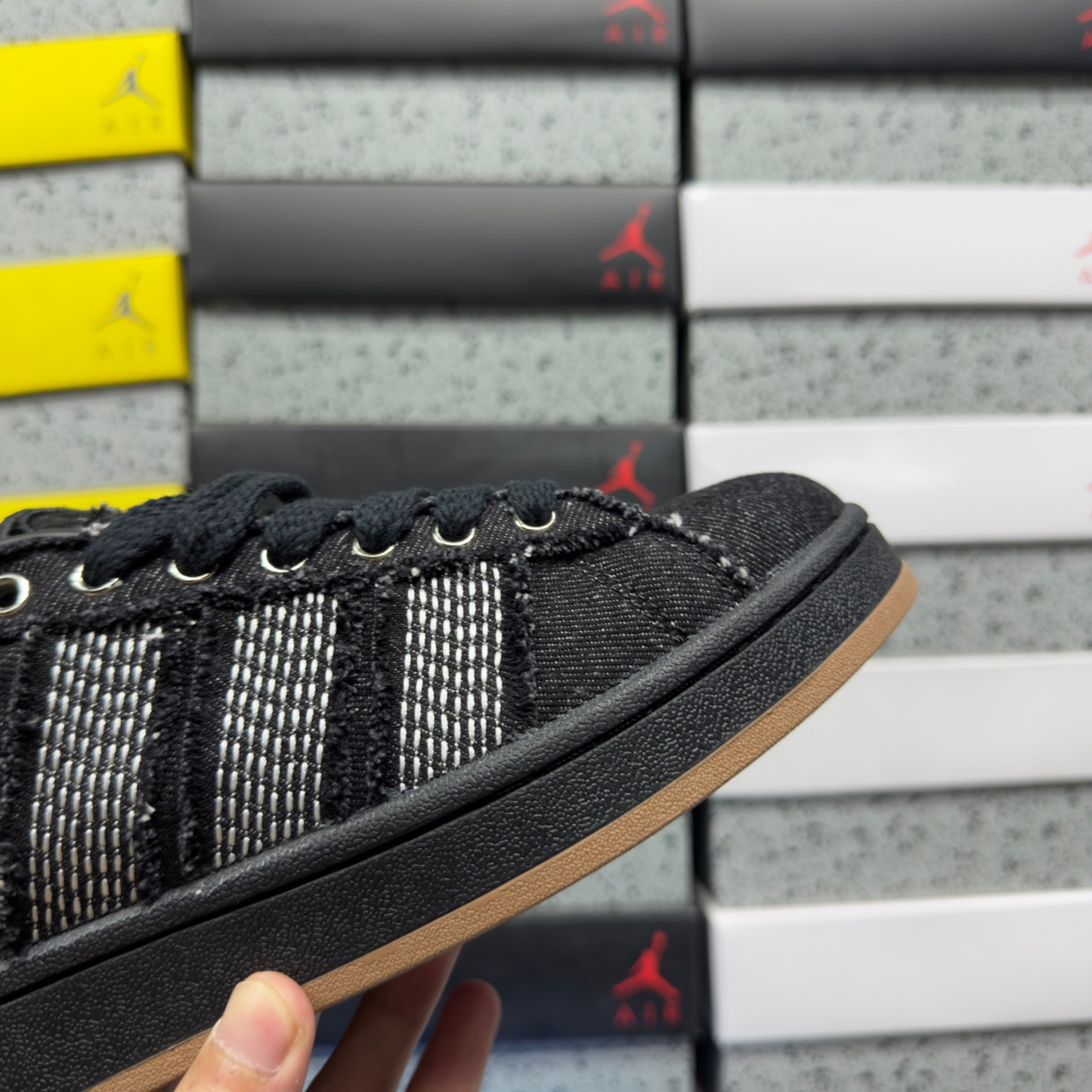 Adidas Campus 00's - Denim Black Off White Gum