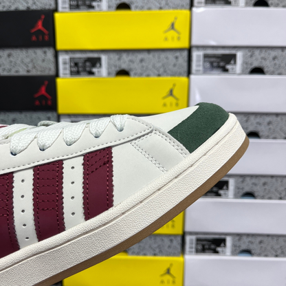 Adidas Campus 00's - Cloud White Burgundy