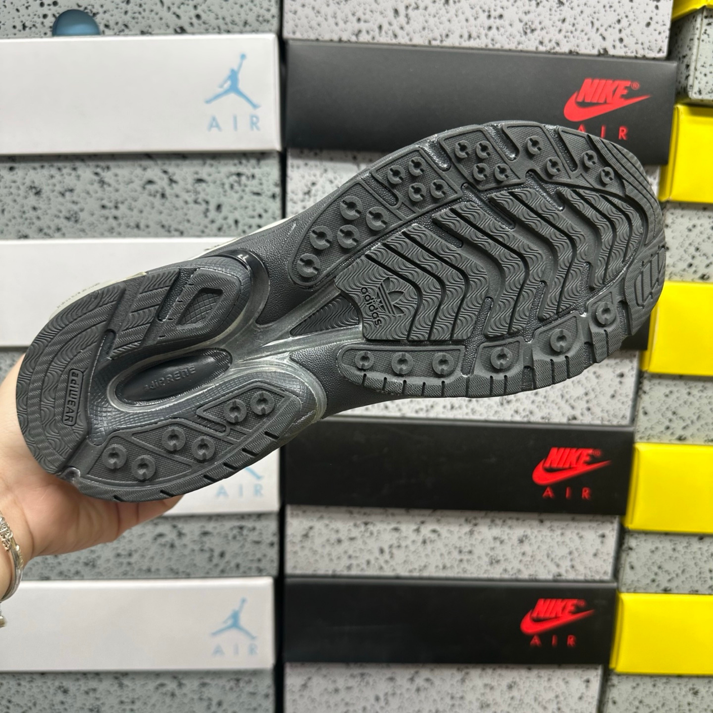 SFTM x Adidas Adistar Cushion - Silver/Grey