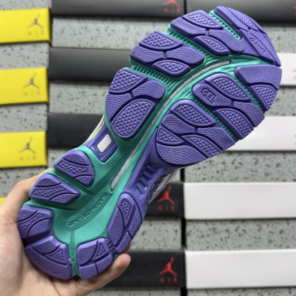 Asics Gel Nimbus 16 - White / Periwinkle / Mint