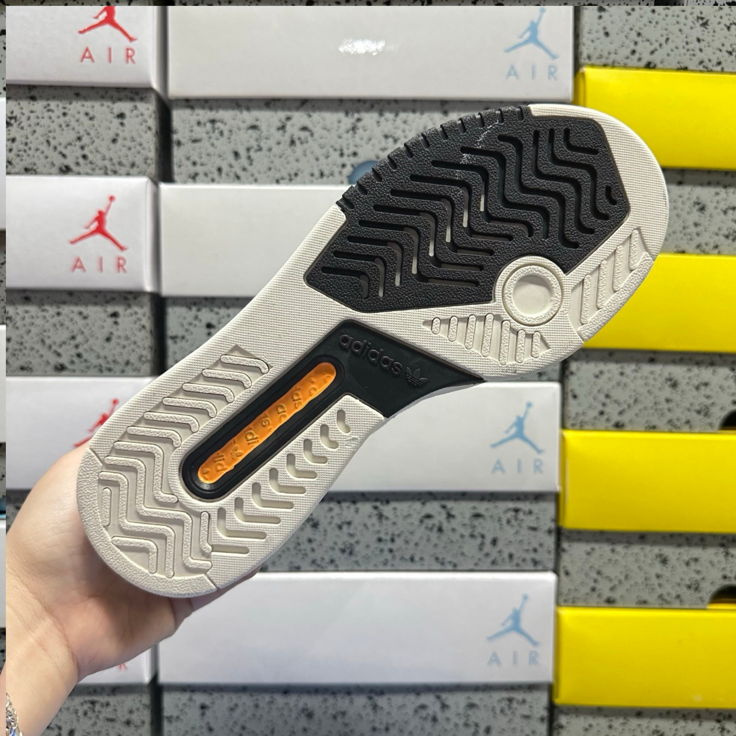 Adidas Drop Step Low - White / Orange