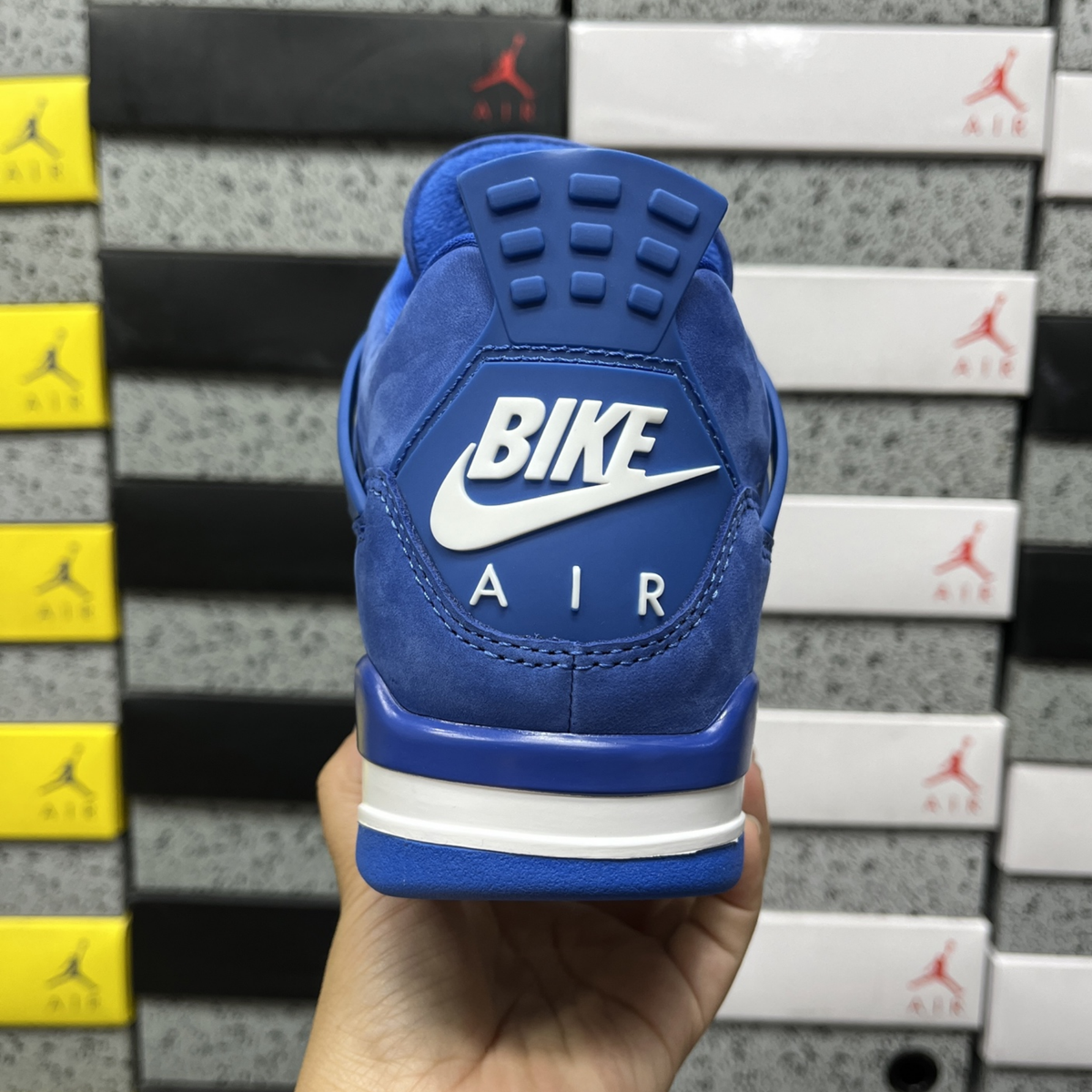 Nigel Sylvester x Air Jordan 4 Retro OG SP - Brick By Brick Blue Sample