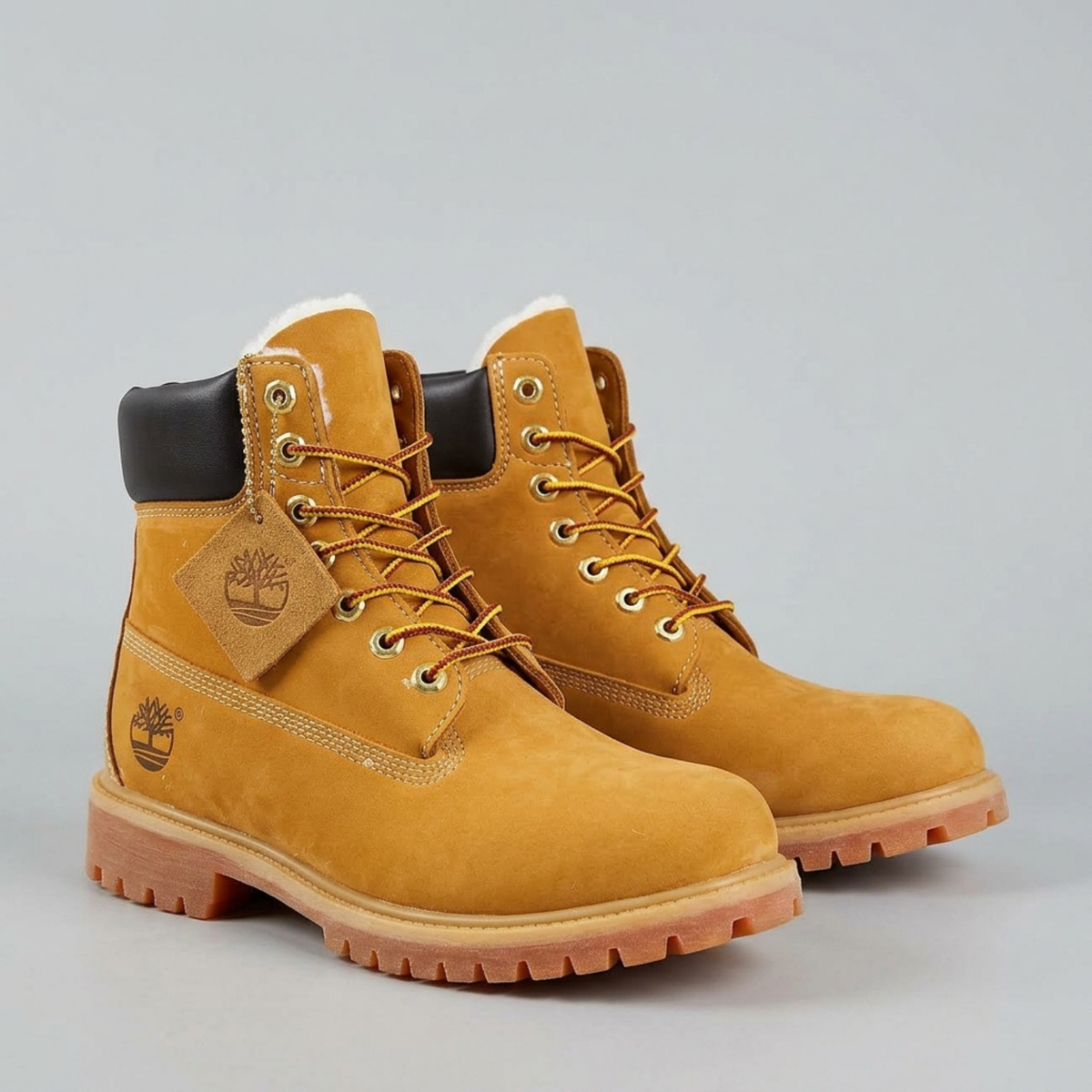 Timberland Premium 6-Inch Warm-Lined Waterproof Boot - Wheat Shearling
