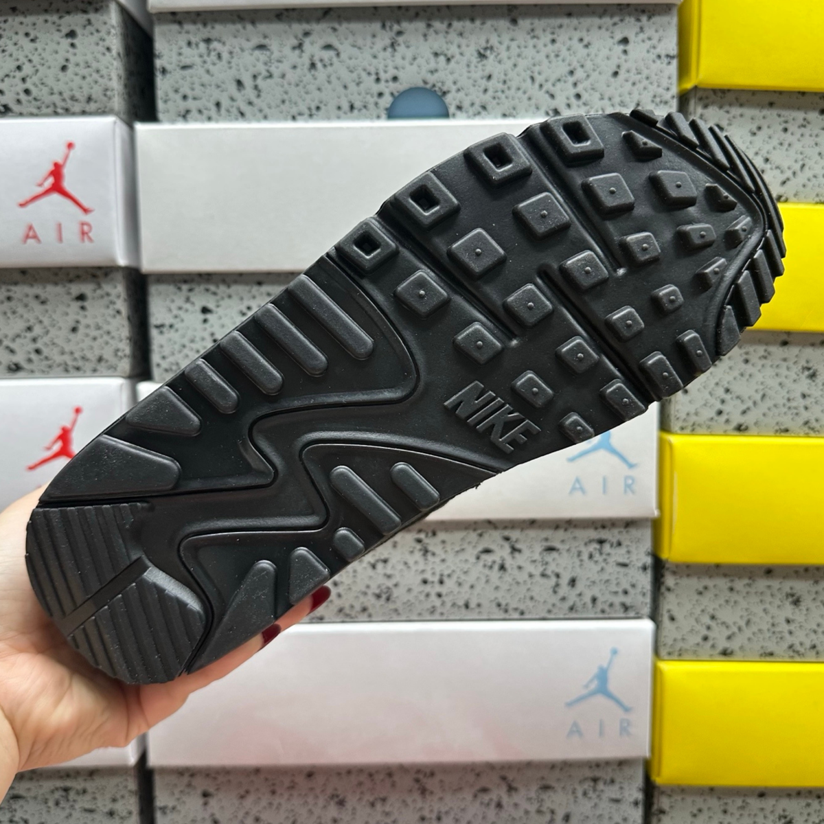Nike Air Max 90 - Black Metallic Cool Grey Orange