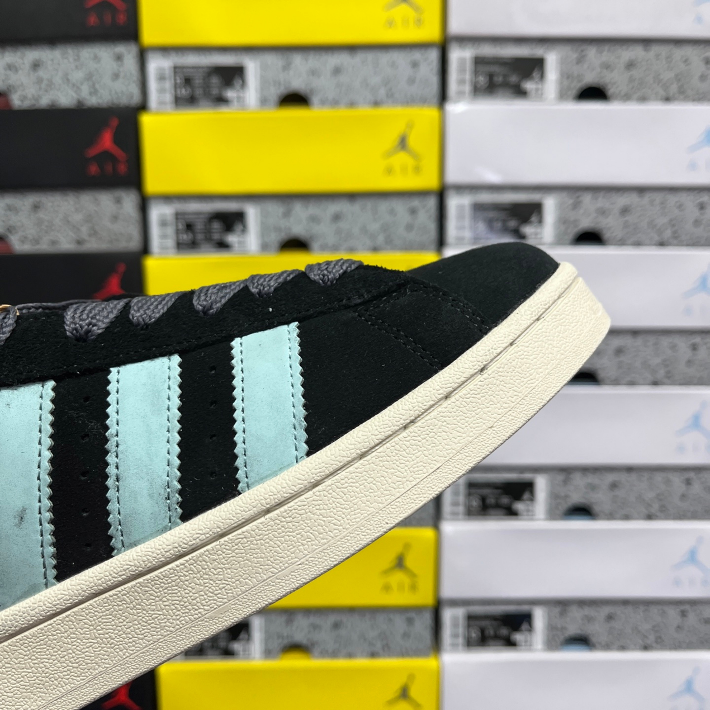 Adidas Campus 00's - Core Black Semi Flash Aqua